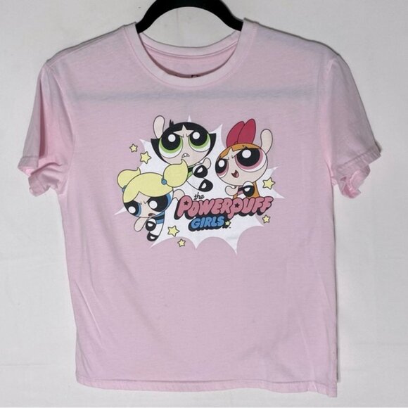 Powerpuff Girls Pink Graphic Tee Crew Neck T-Shirt S - Picture 14 of 14